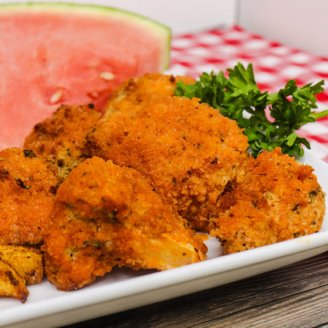 Father's Day BBQ Ideas: Crispy air fryer buffalo cauliflower