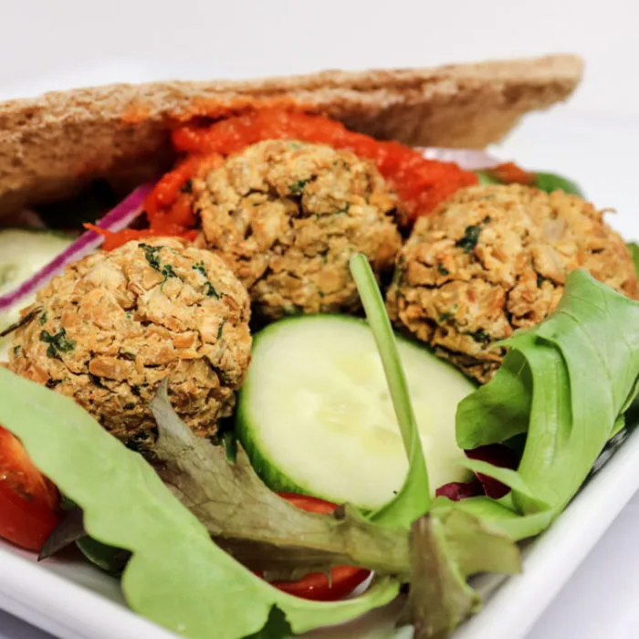 Air Fryer Falafel - Gluten-free Whole Food Plant-based