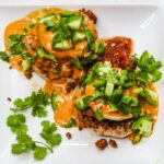 mexican eggs benedict with chipotle hollandaise