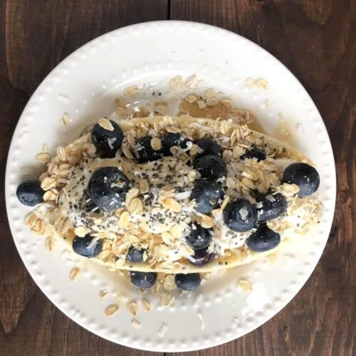 healthy banana split s
