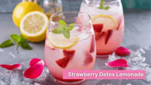 strawberry detox lemonade