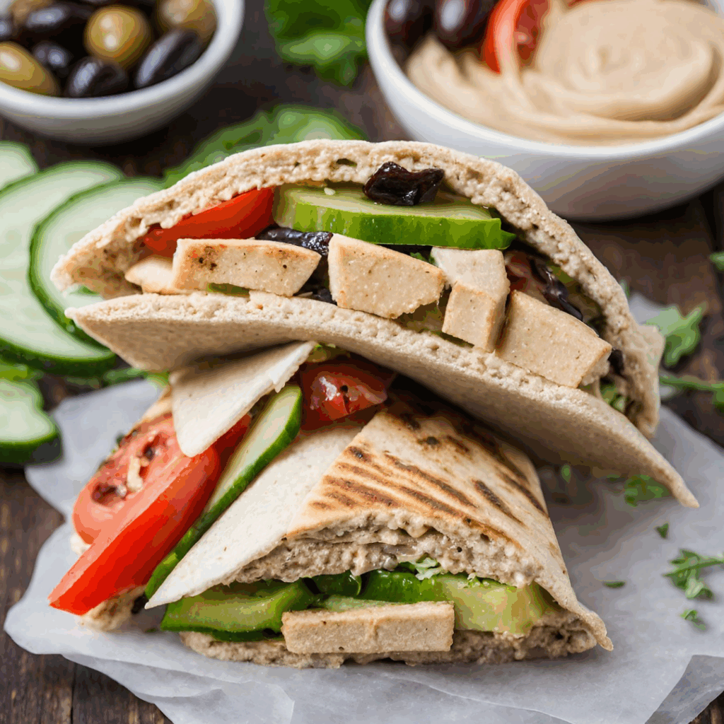 mediterranean pita sanwich