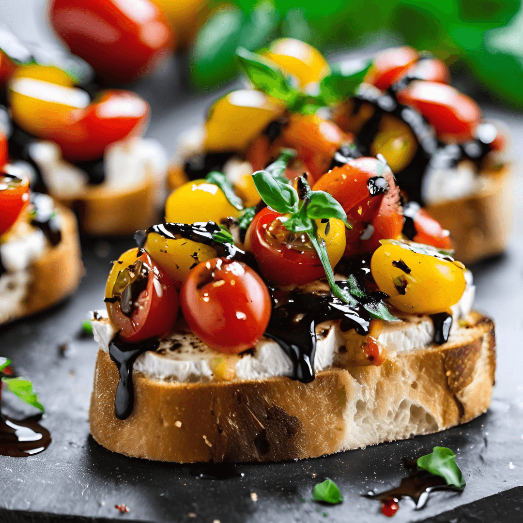 Healthy Vegan Bruschetta