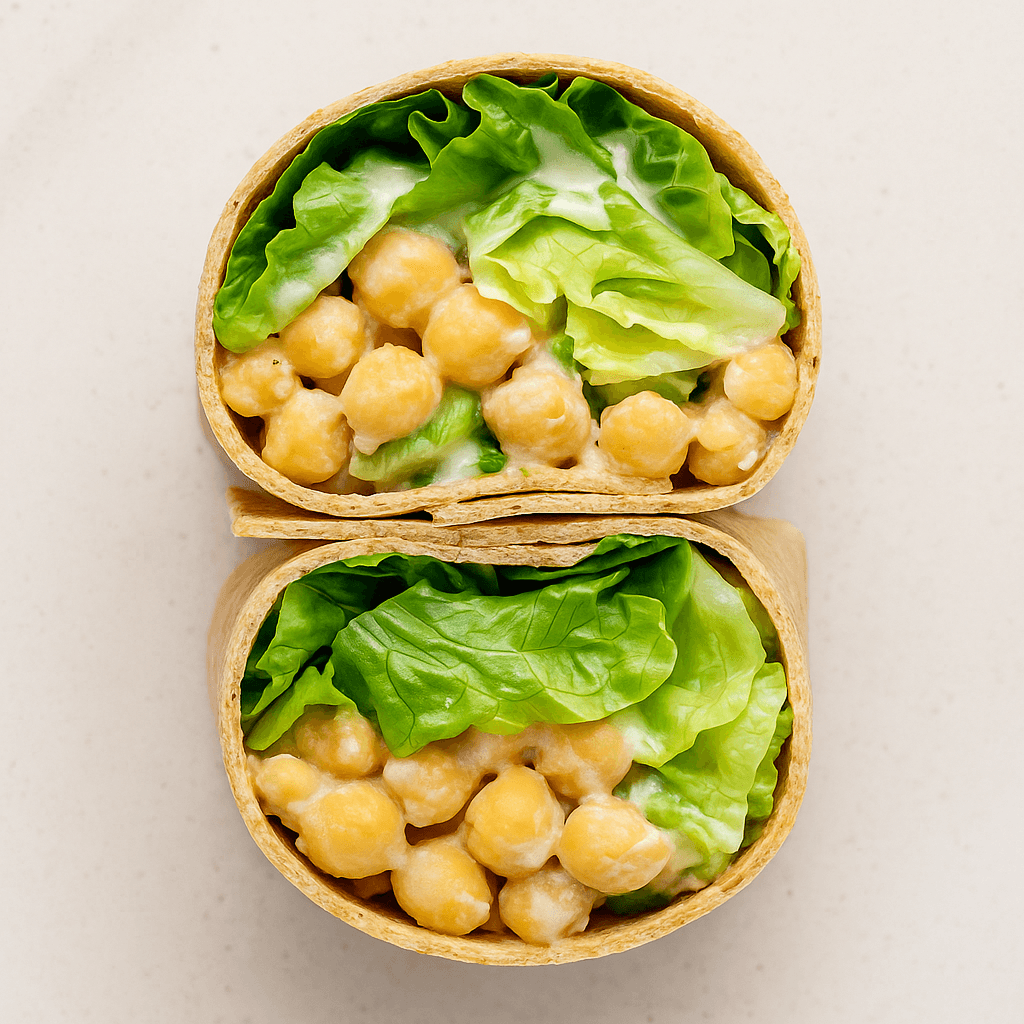 Chickpea Caesar Wraps