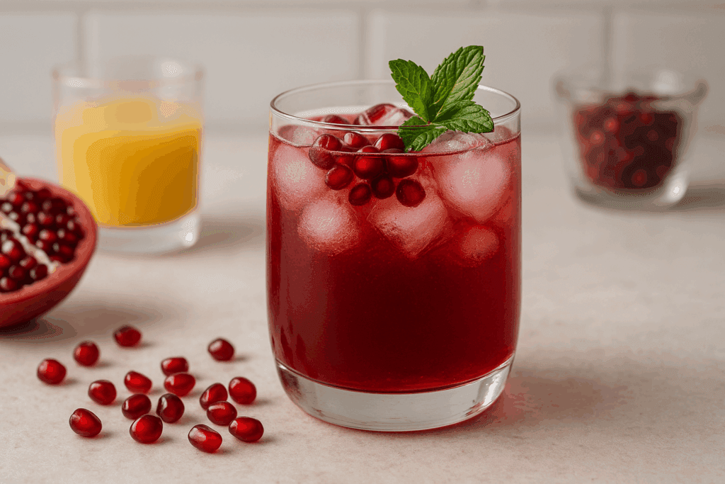 Pomegranate Probiotic Spritz